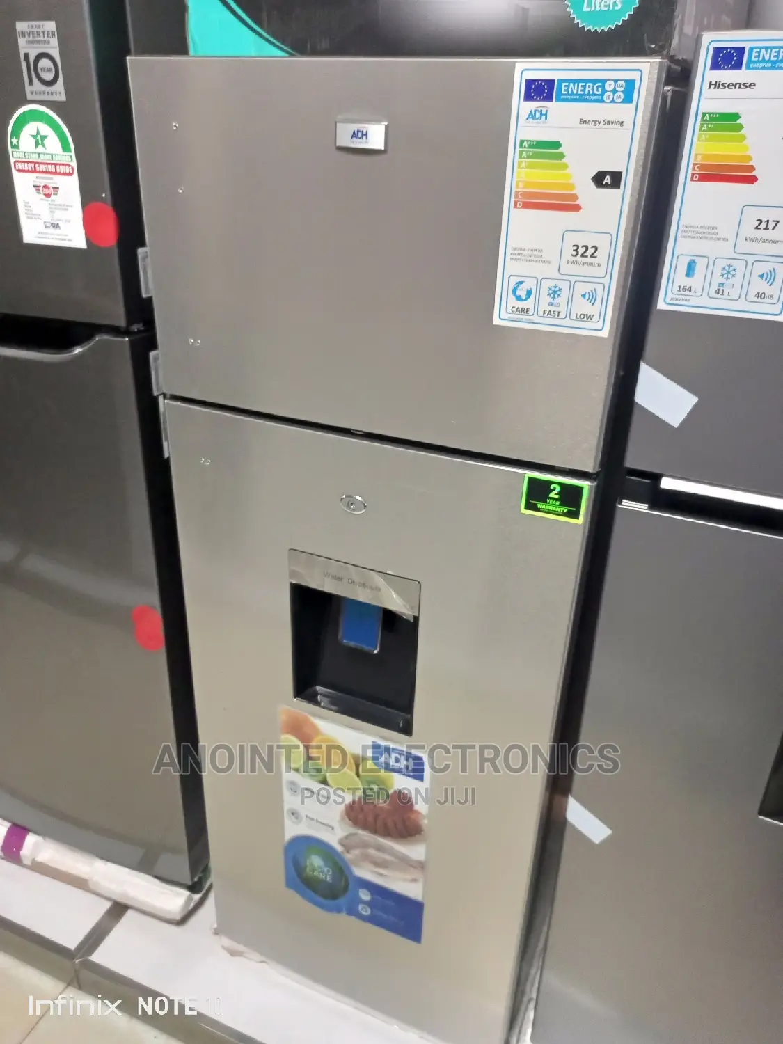 Hisence Fridge 220L Double Door