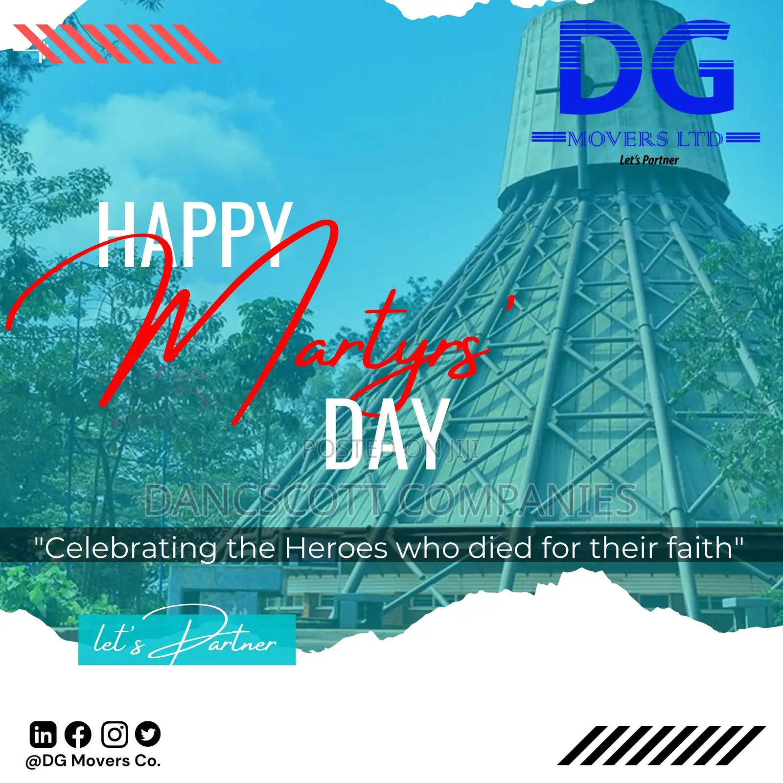 Social Media Postcards Graphics Designing