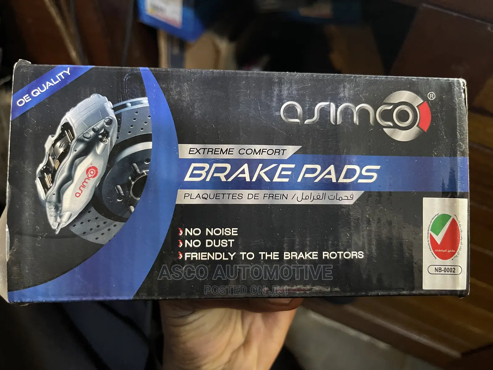 Land Cruiser VX Hilux Front Brake Pads. Genuine Asimco Brand