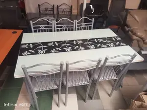Glass Dining Table 6 Seaters