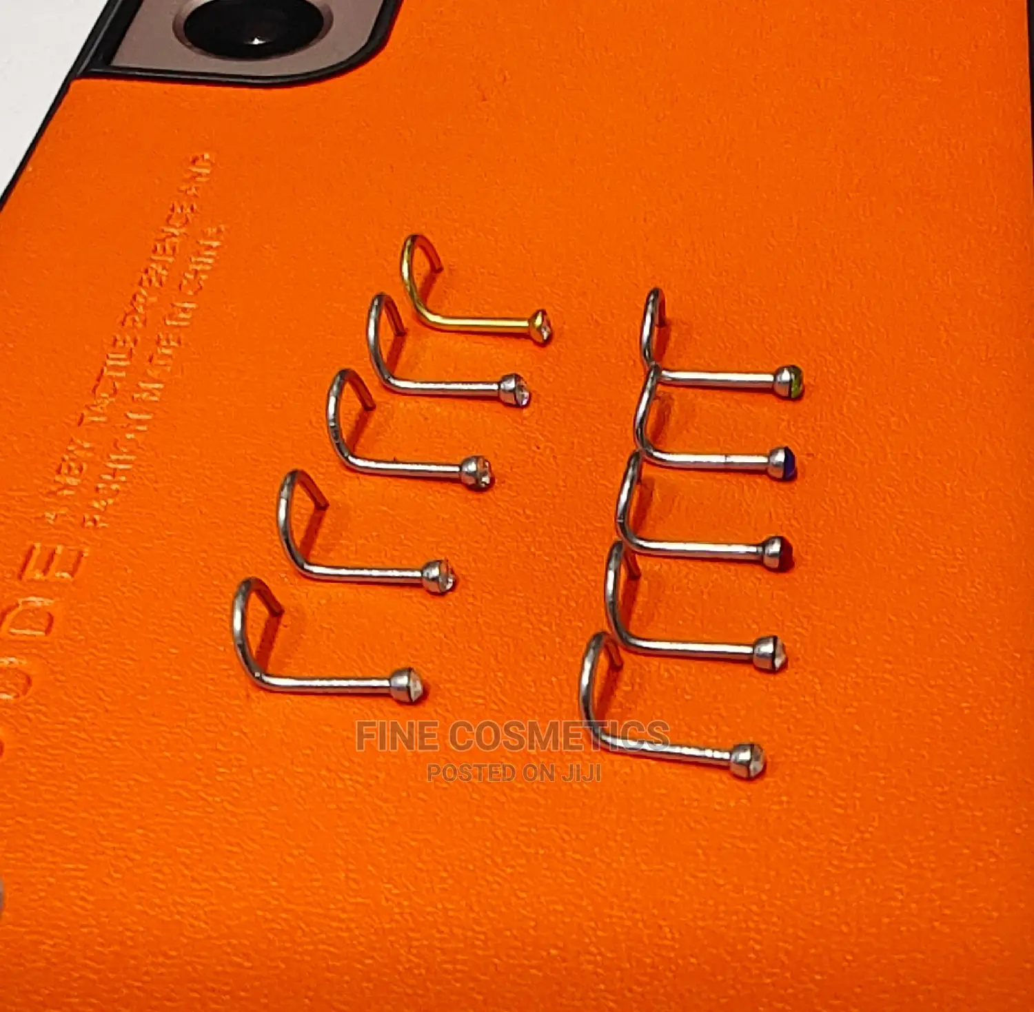 1pc Corkscrew Nose Studs, Stainless Steel Nose Pin Nosering