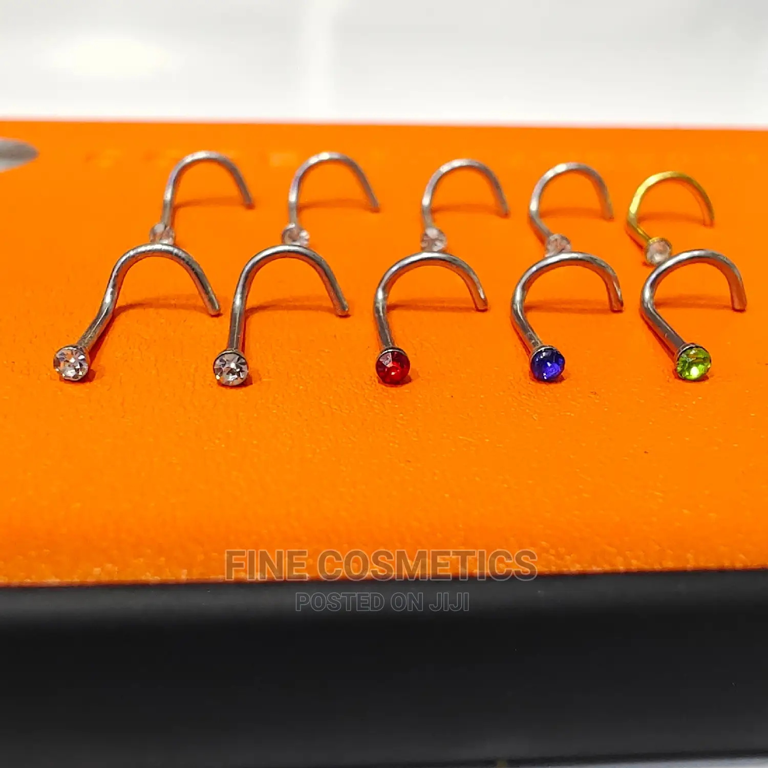 1pc Corkscrew Nose Studs, Stainless Steel Nose Pin Nosering