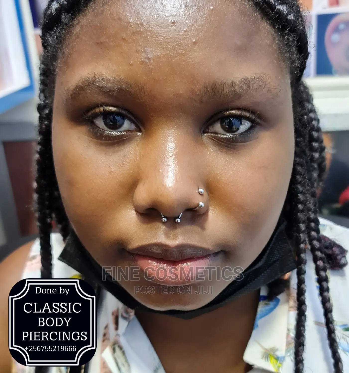 Horseshoe Hoop Nose Rings Cartilage Earring Septum Nose Pin