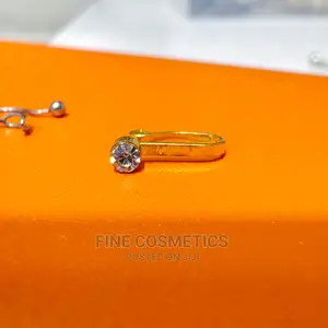 None Piercing Clip-on Nose Ring Pin, Fake Nosering Cuff Pin