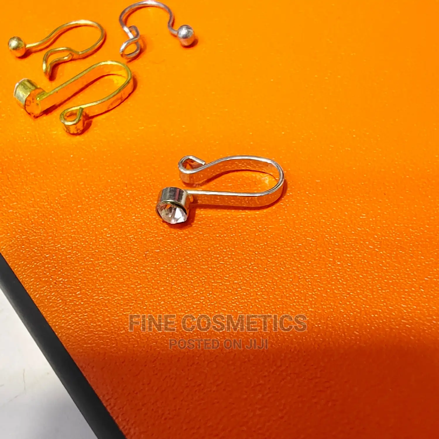 None Piercing Clip-on Nose Ring Pin, Fake Nosering Cuff Pin