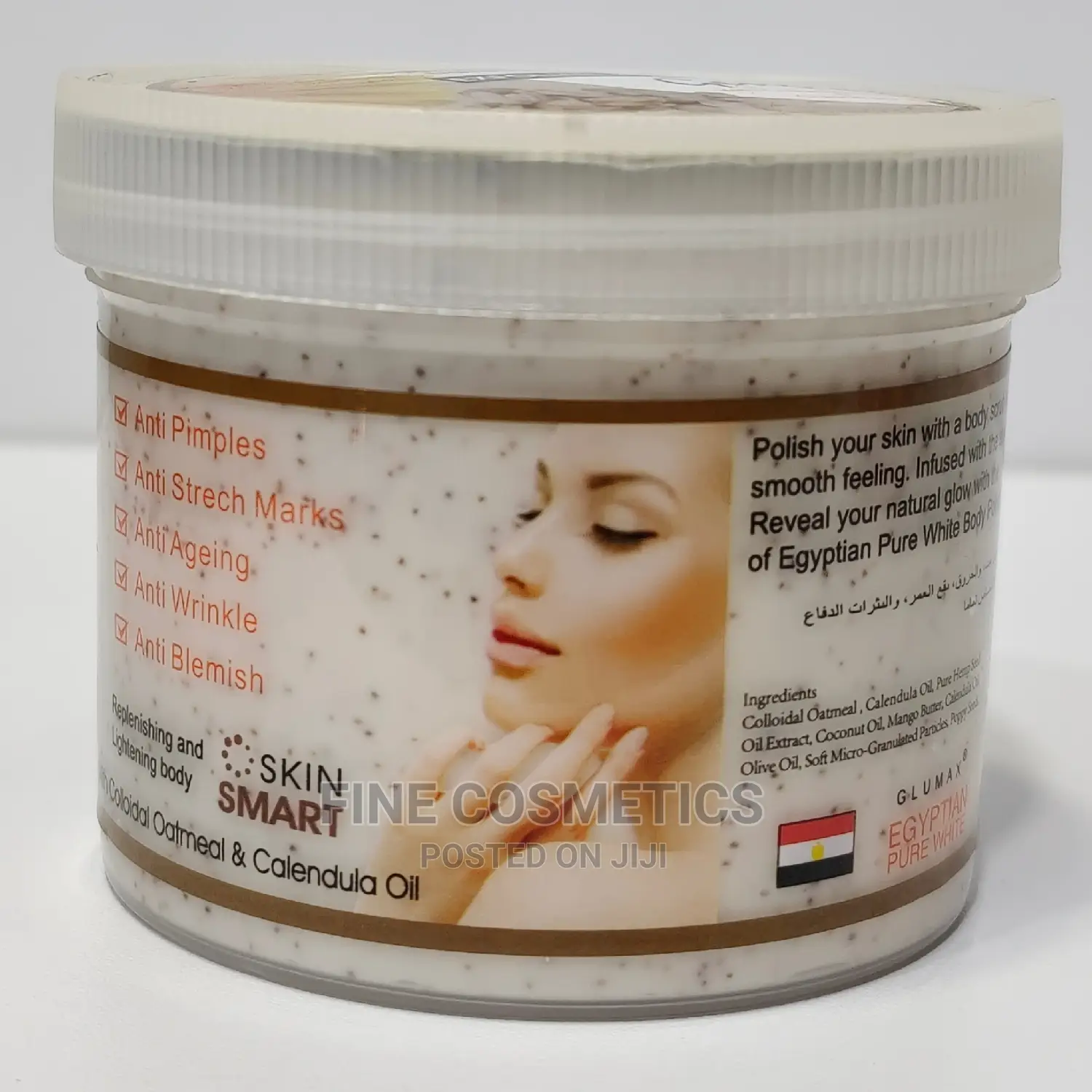 EGYPTIAN Pure White Skin Lightening+ Exfoliating Body Scrub