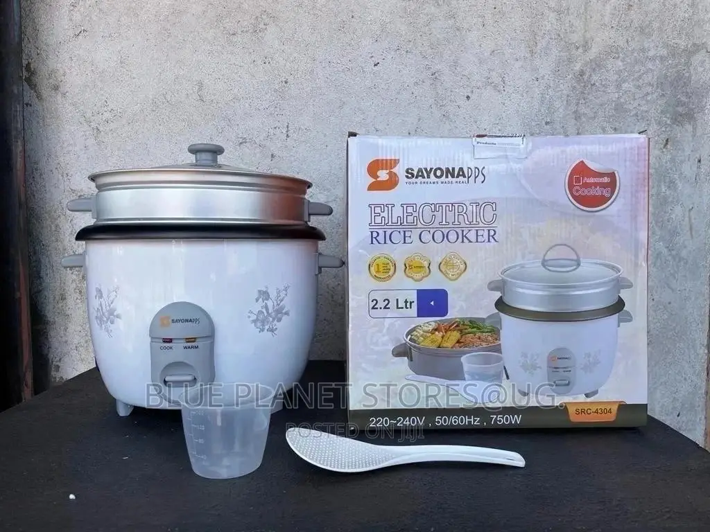 Sayona 2.2litres Electric Rice Cooker + Steamer || SRC-4304