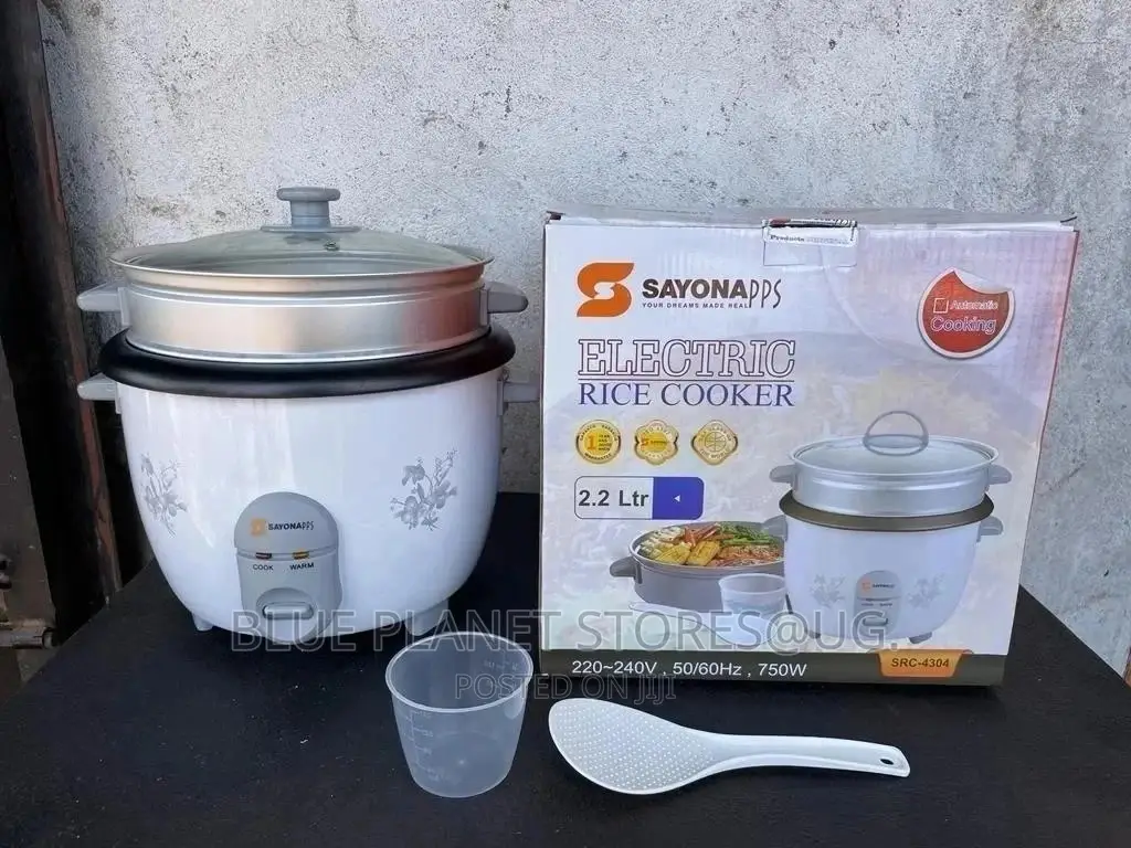 Sayona 2.2litres Electric Rice Cooker + Steamer || SRC-4304