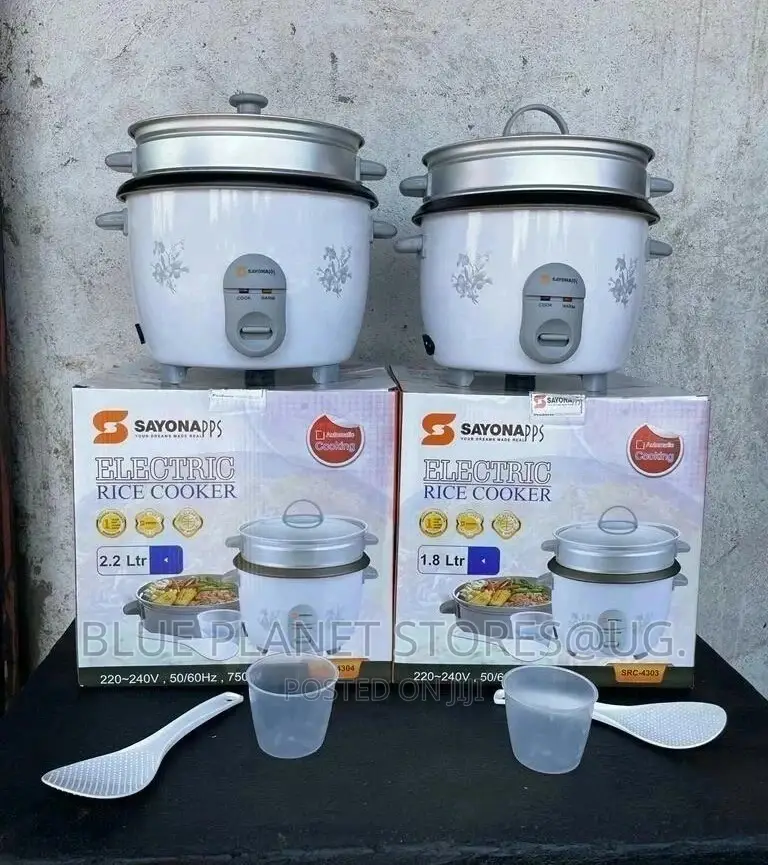 Sayona 2.2litres Electric Rice Cooker + Steamer || SRC-4304