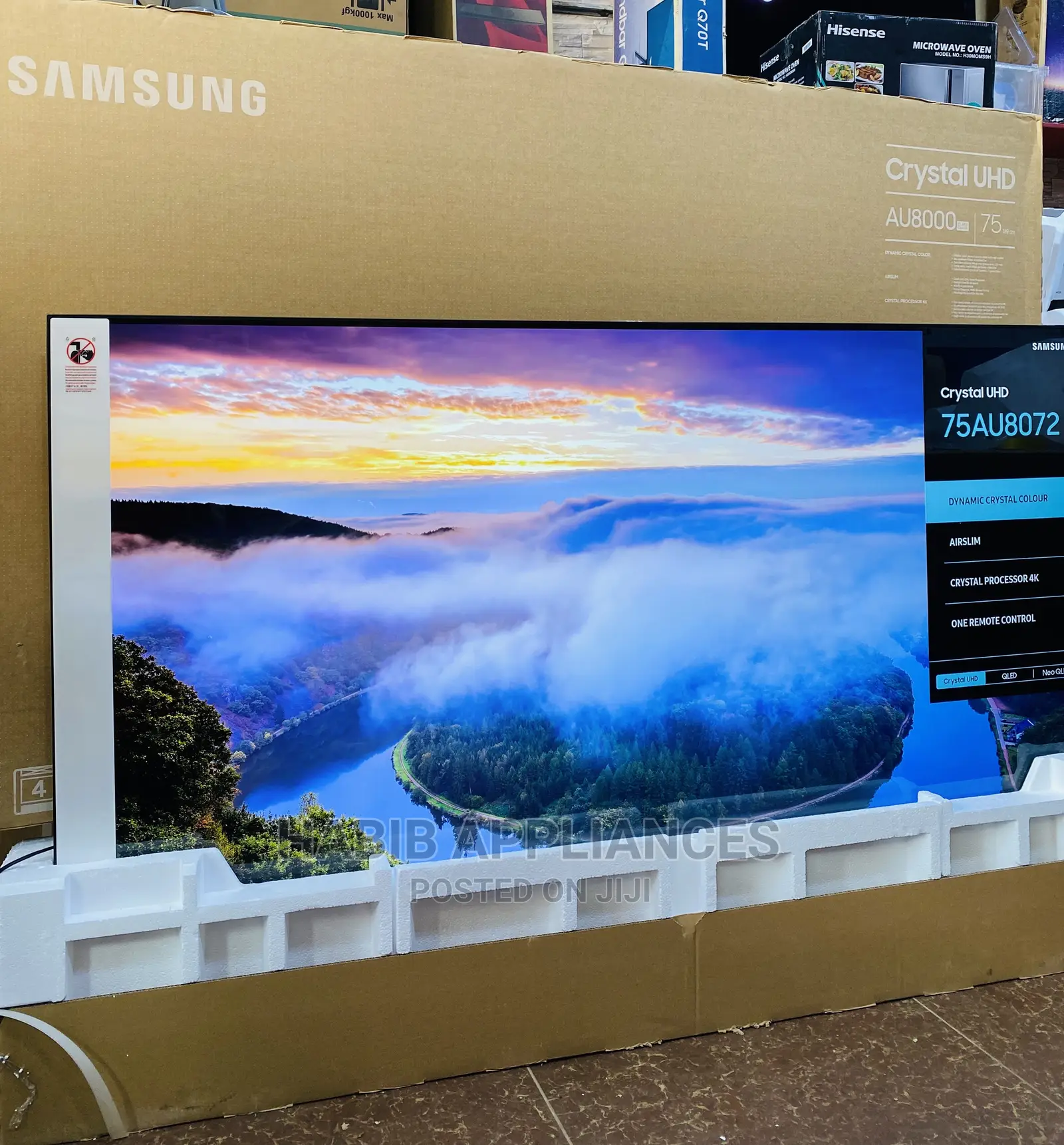 Samsung AU8000 75 Inch Brand New at a Very Good Price