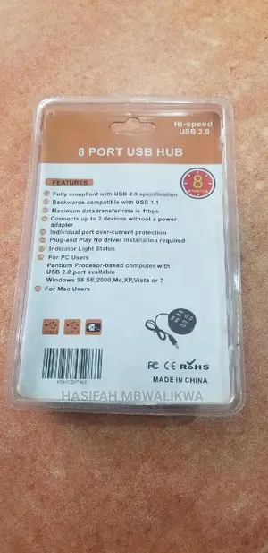 8 Port 2.0 USB Hub