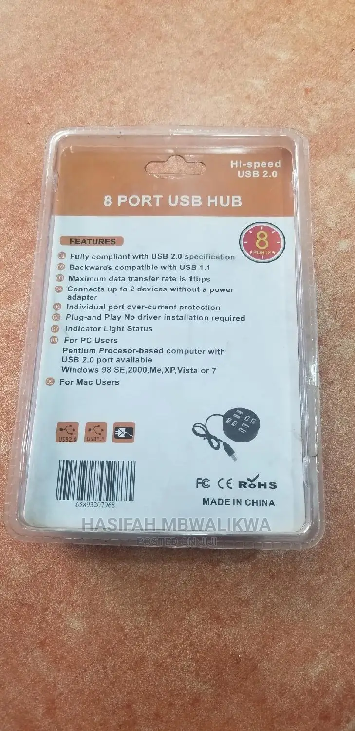8 Port 2.0 USB Hub