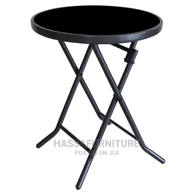 Foldable Balcony Glass Table