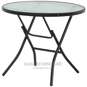 Foldable Balcony Glass Table