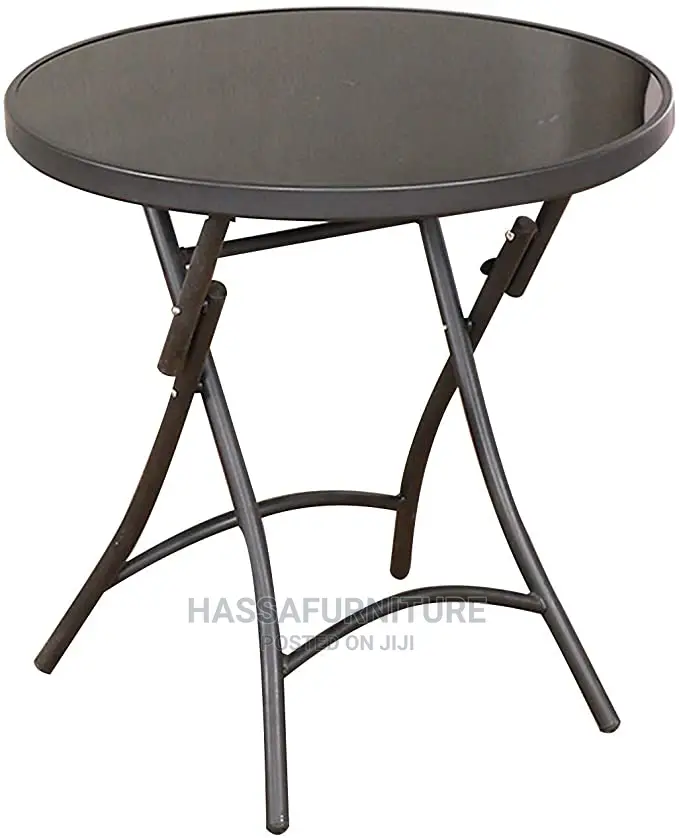 Foldable Balcony Glass Table
