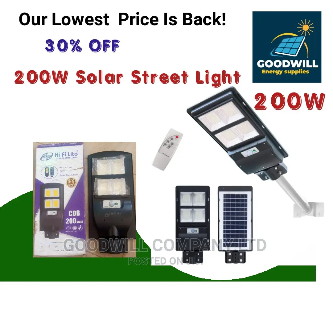 200w Solar Street Light Lite