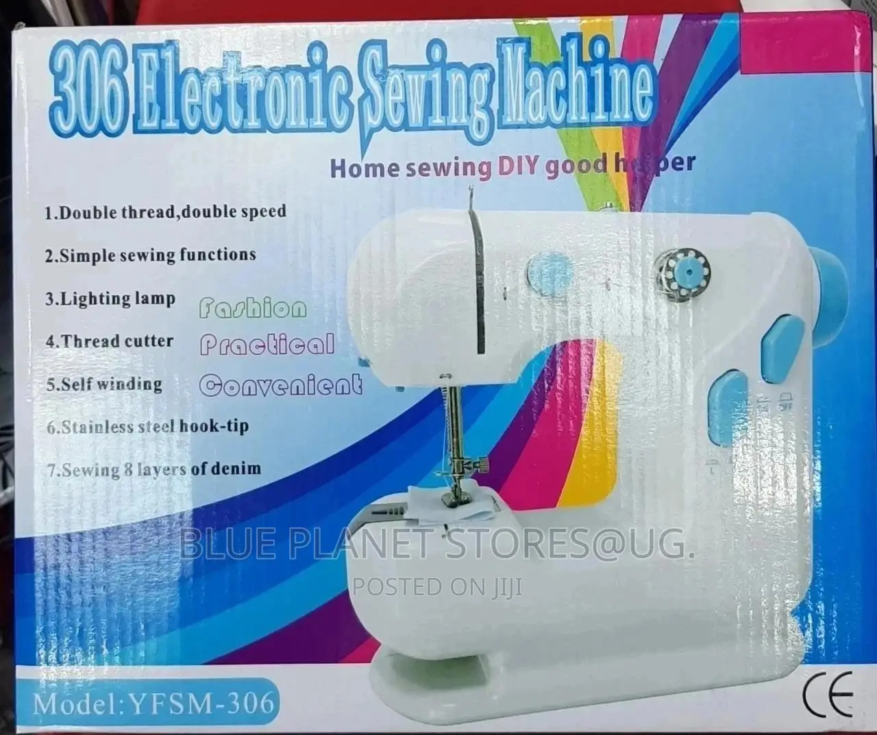 306 Electric Auto Sewing Machines || Dc-6v || YESM-306