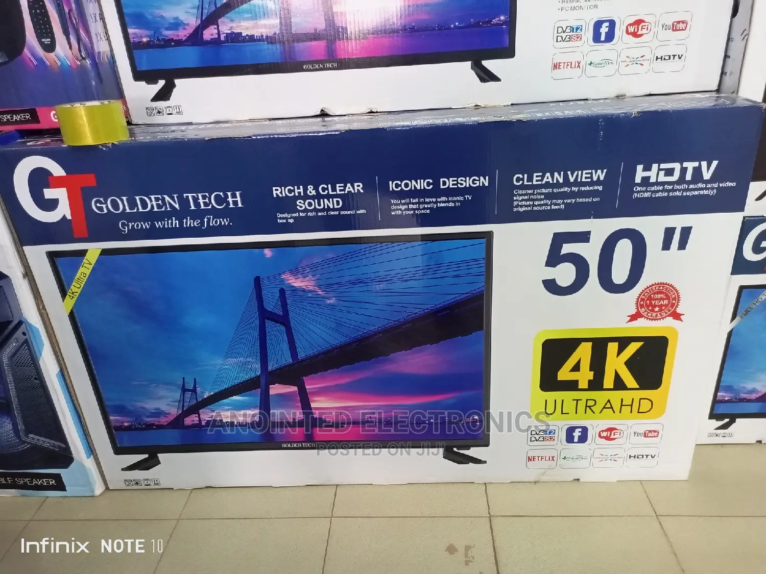 Golden Tch 50" 4k SMART