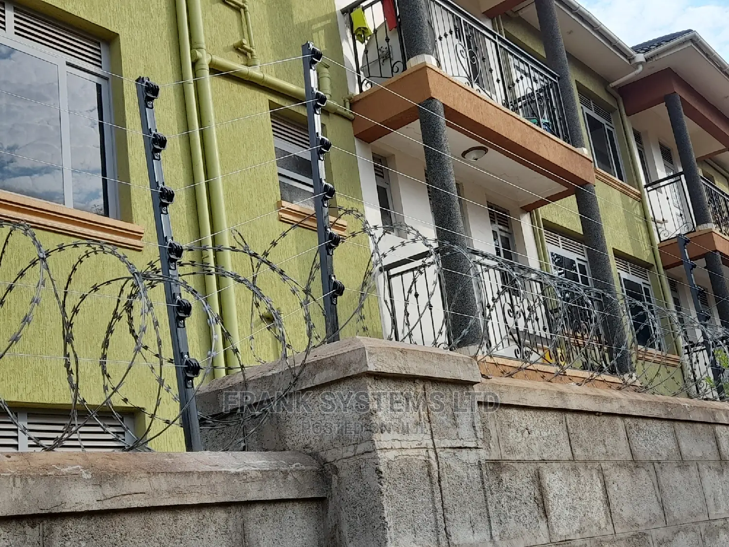 Electric Fencing for Perimeter Wall