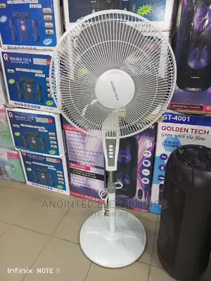 Golden Tch Stand Fans