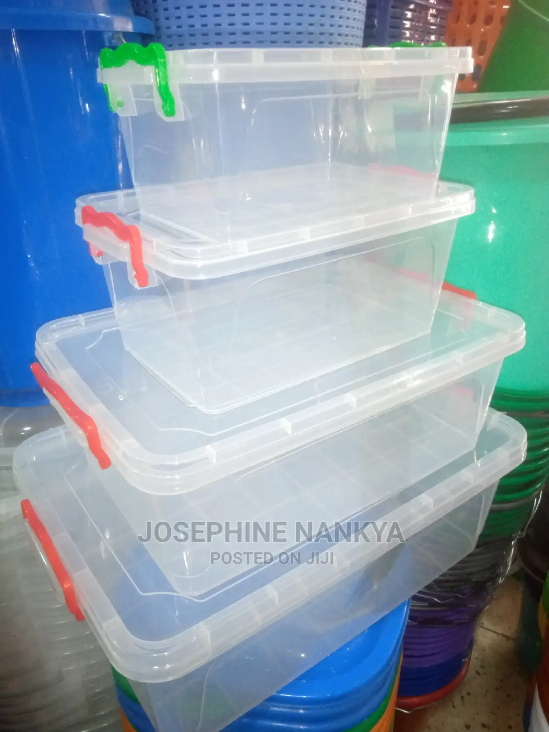 Home Storage Boxes, Clear