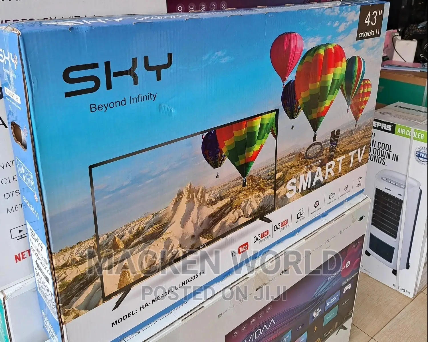 43 Sky Smart Android Tv New