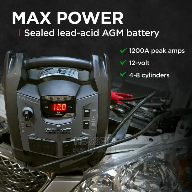 Rechargeable Jump Starter for Gas, Diesel Vehicles USA Use