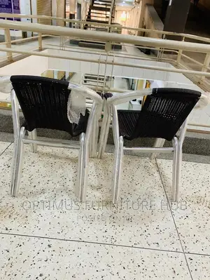Metallic Knitted Chair