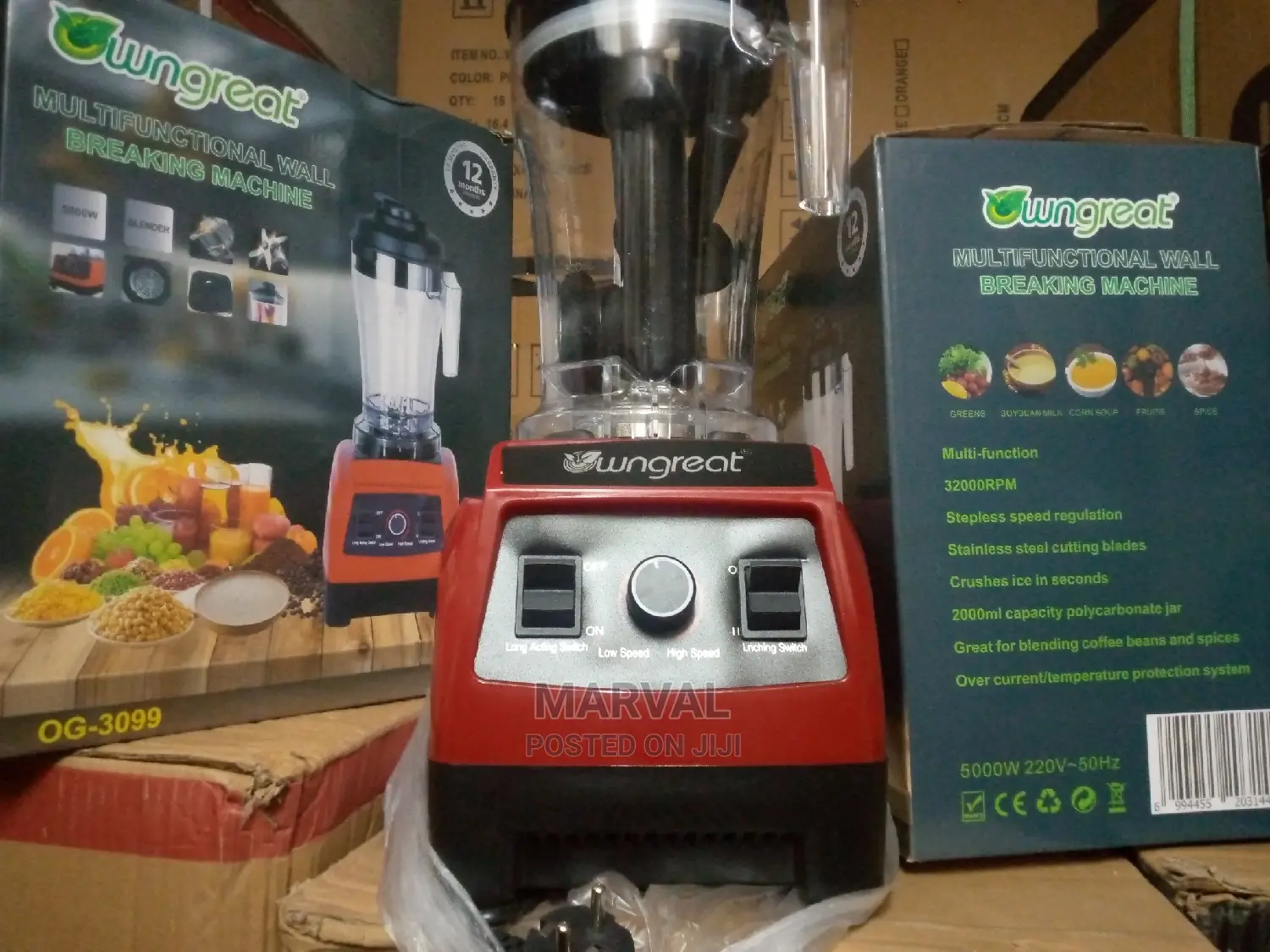 Wngreat(500w) Commercial Blender (