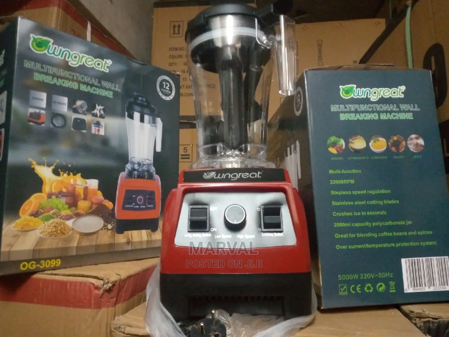 Wngreat(500w) Commercial Blender (
