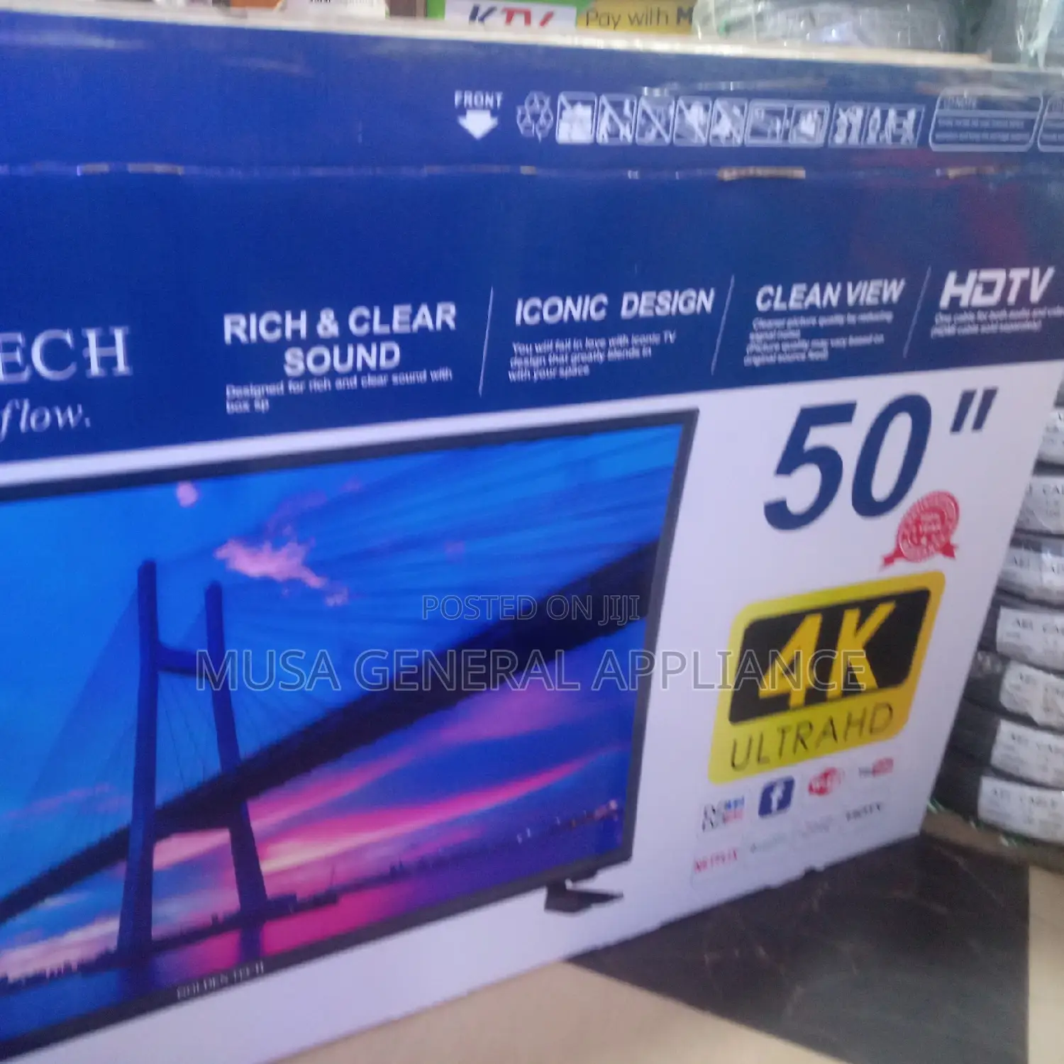 Golden Tech Tv 50 Inches 4k