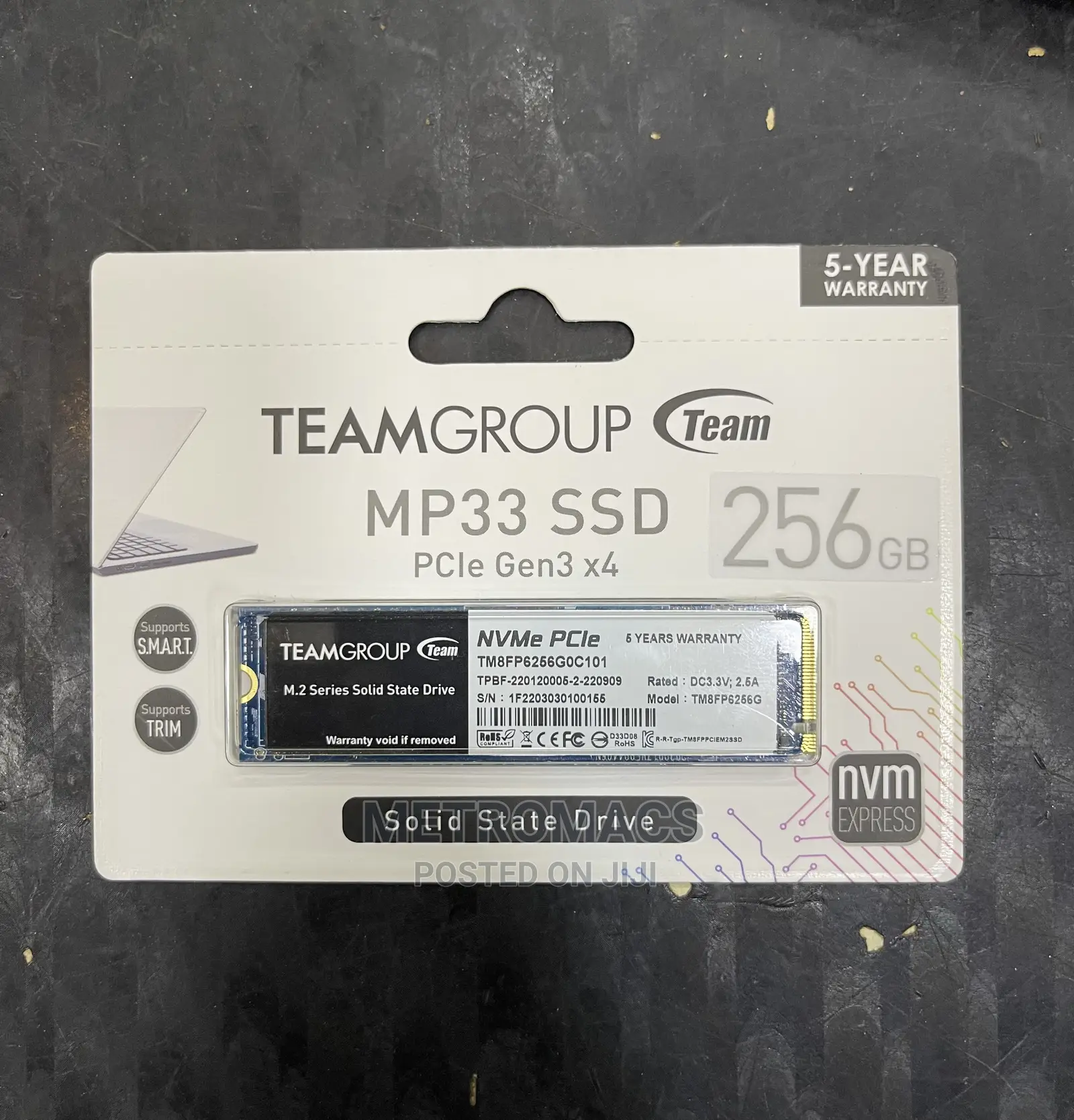 256GB Teamgroup M.2 Nmve Pcie SSD