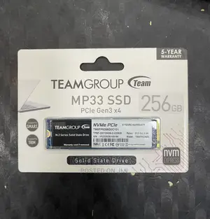 256GB Teamgroup M.2 Nmve Pcie SSD
