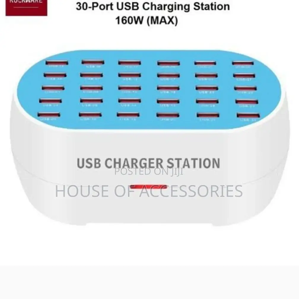 30 Ports USB Charging Station