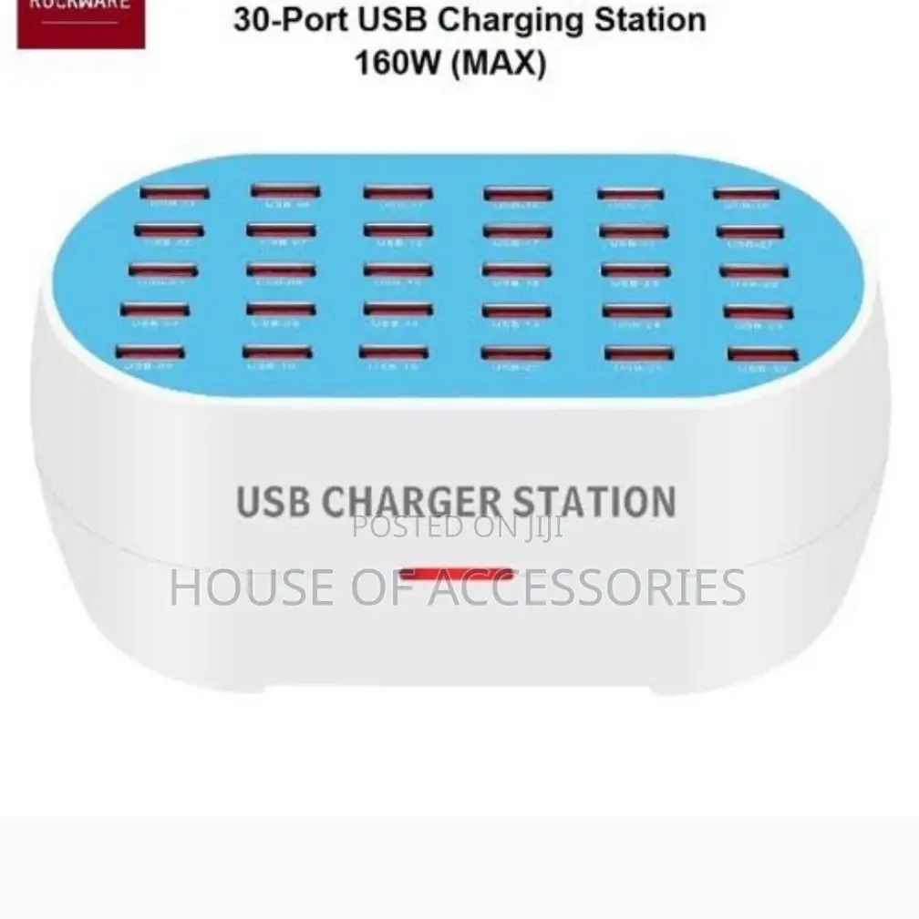 30 Ports USB Charging Station