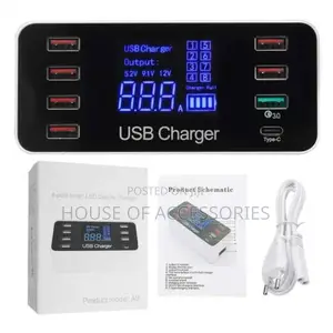 Original 8 Port Smart USB Charging Station