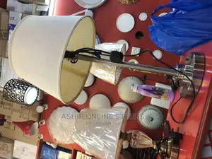 White /Silver Bedside Lamp