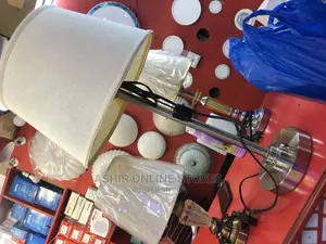 White /Silver Bedside Lamp