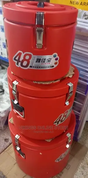 3 Set of Heat Preservation Barrels/ Warmers