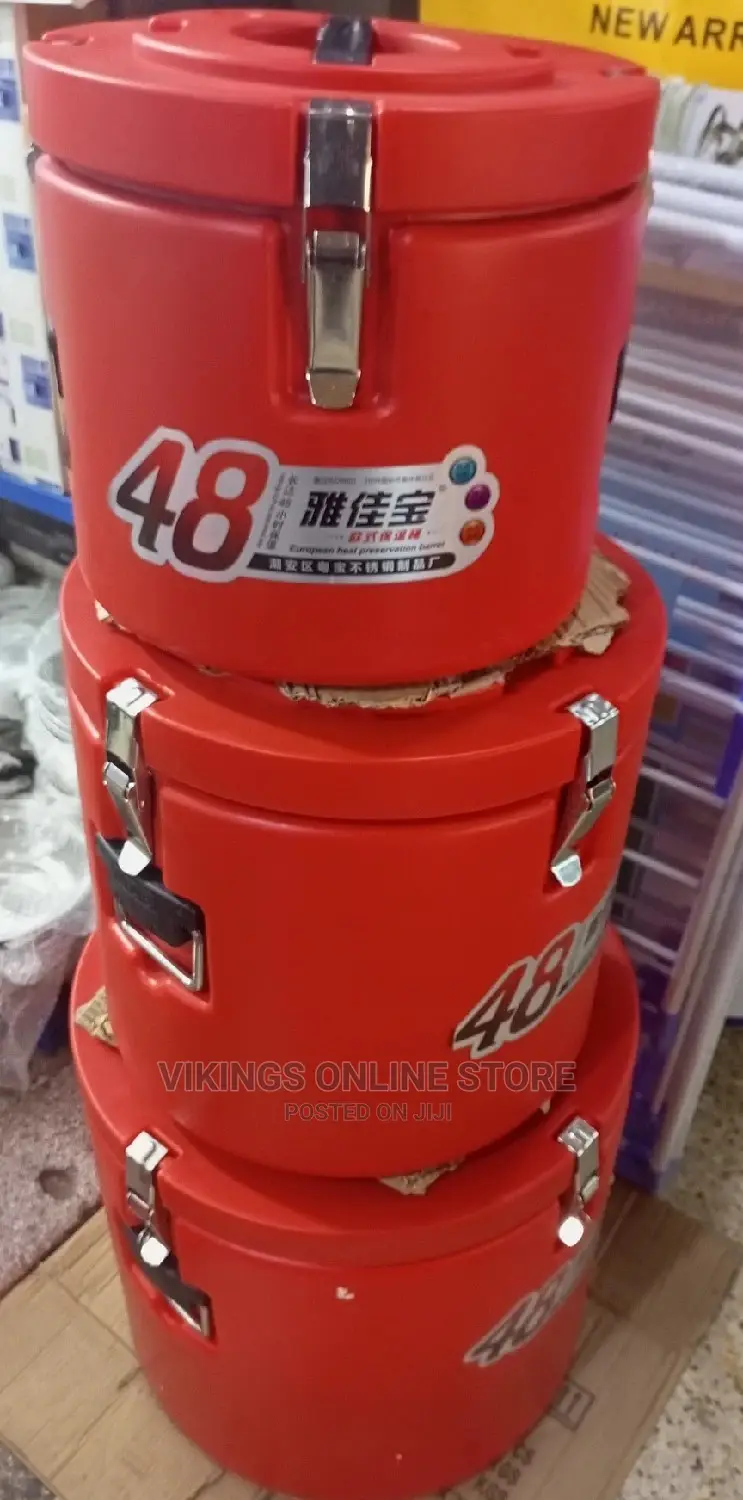 3 Set of Heat Preservation Barrels/ Warmers