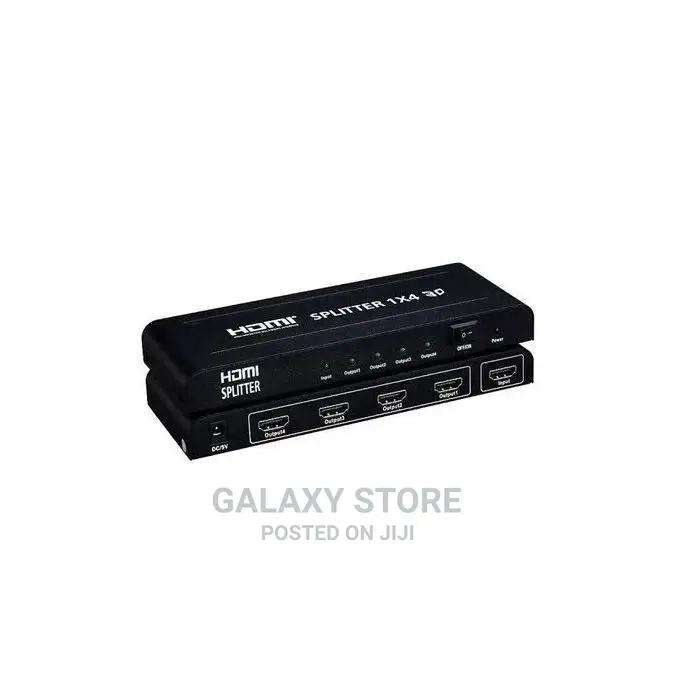 1x4 Hdmi Splitter 1 in and 4 Out Way Support 3d Full Hd