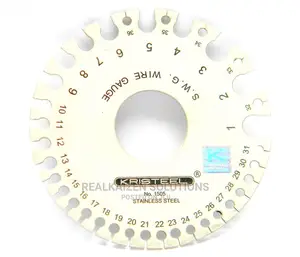 KRISTEEL SWG Precision Stainless Steel Measuring Wire Gauge