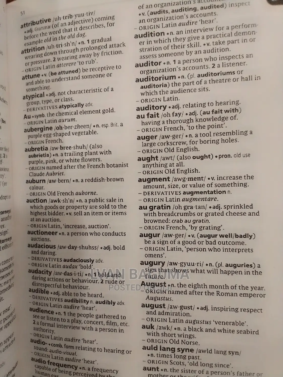 Oxford Dictionary of Current English.