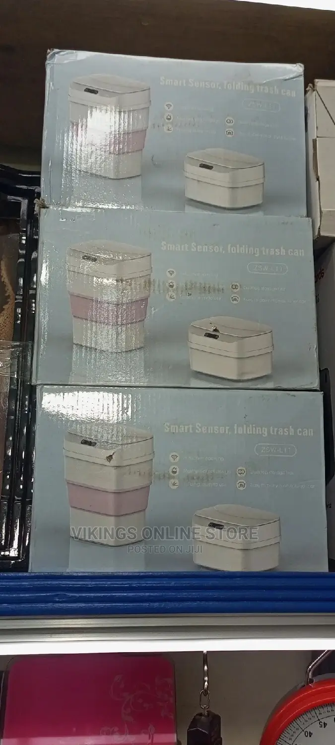 Smart Sensor ,Folding Trash Can.