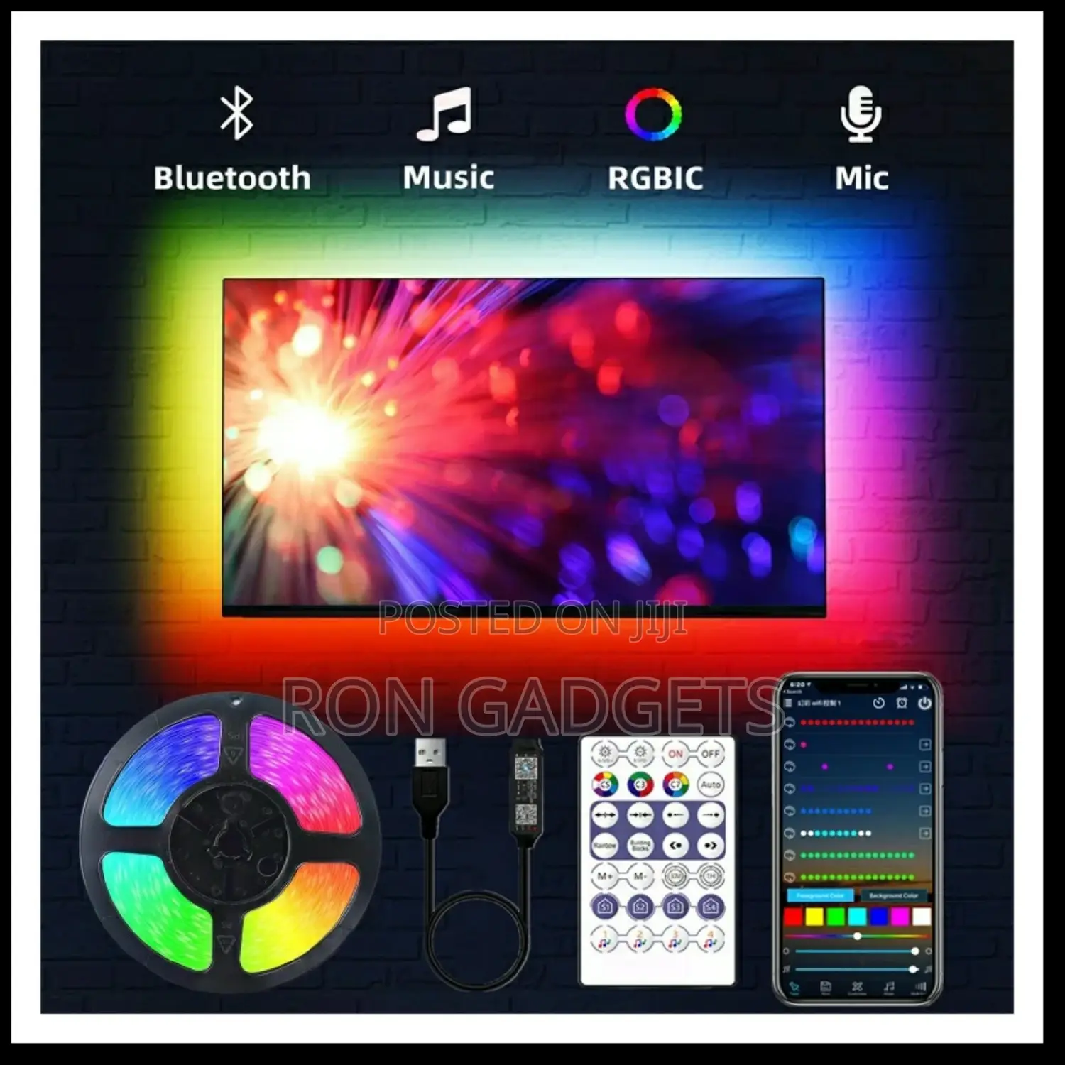 Led Rgb Strip Lights With Remote