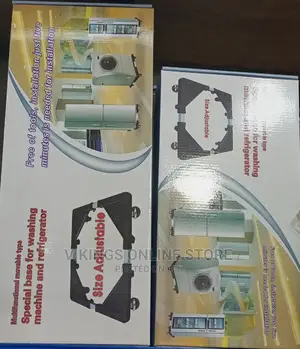 Movable Washing Machine and Refrigerator Stand.