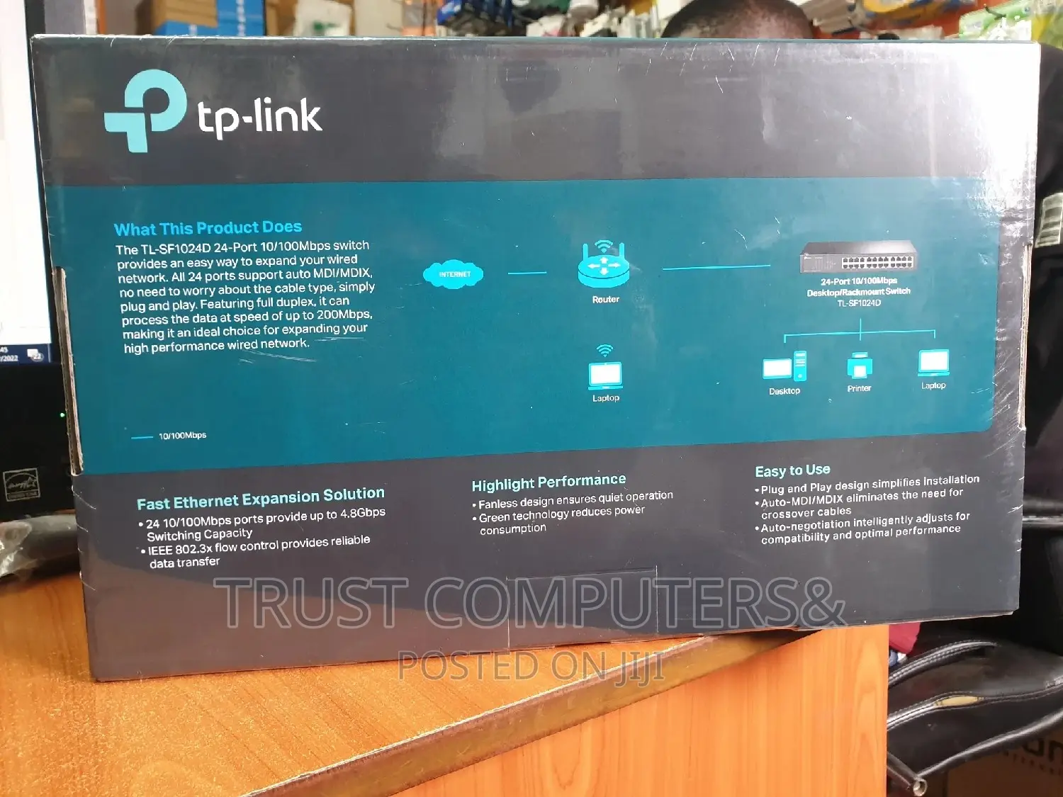 Tp-Link 24port TL-SF1024D Rackmount