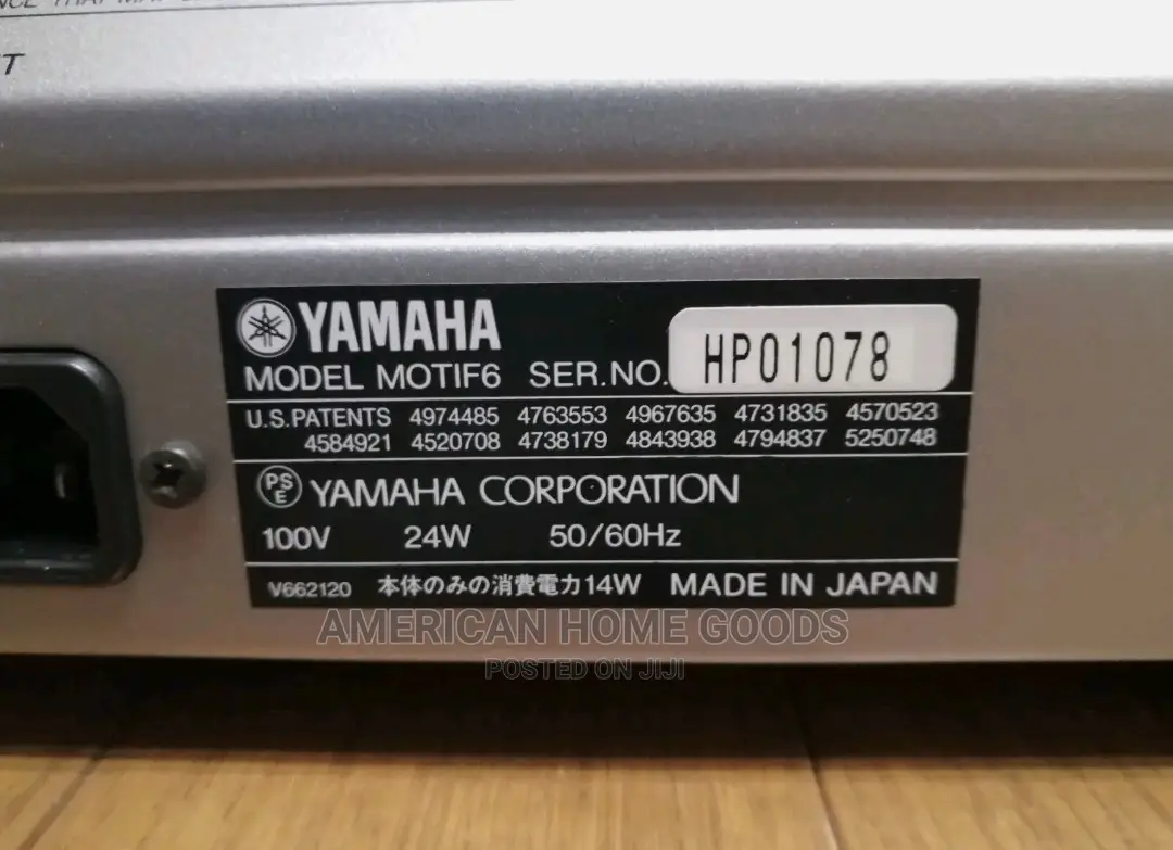 The Motif6 Yamaha Production Synthesizer Prof'nal Keyboard