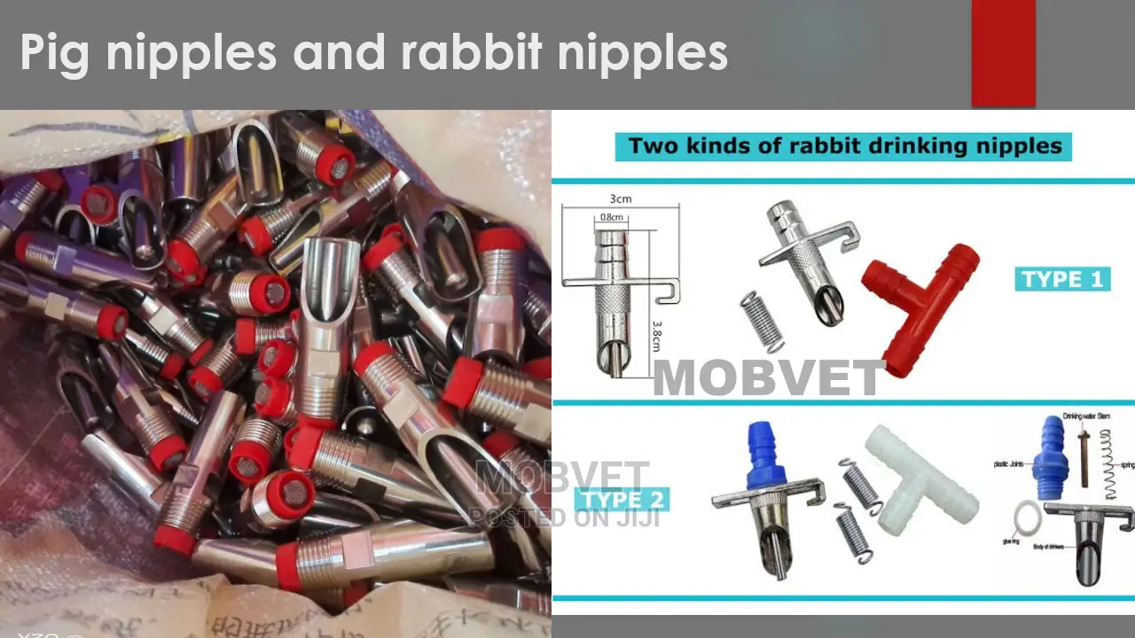 Pig and Rabbits Drinker Nipples.