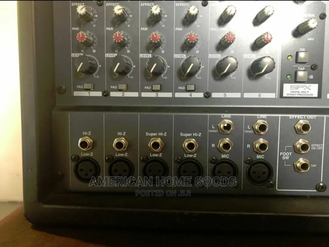 Yamaha Mixer EMX 68s - Powered Amp/Mixer, All in One Setup